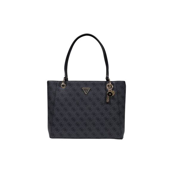Guess Brita Tote Logo Print Women grey Bags